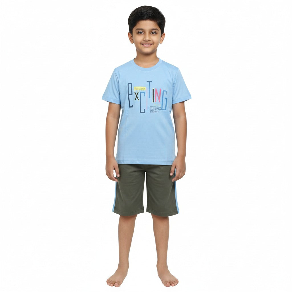 Kids T-Shirt with 3/4 Pant