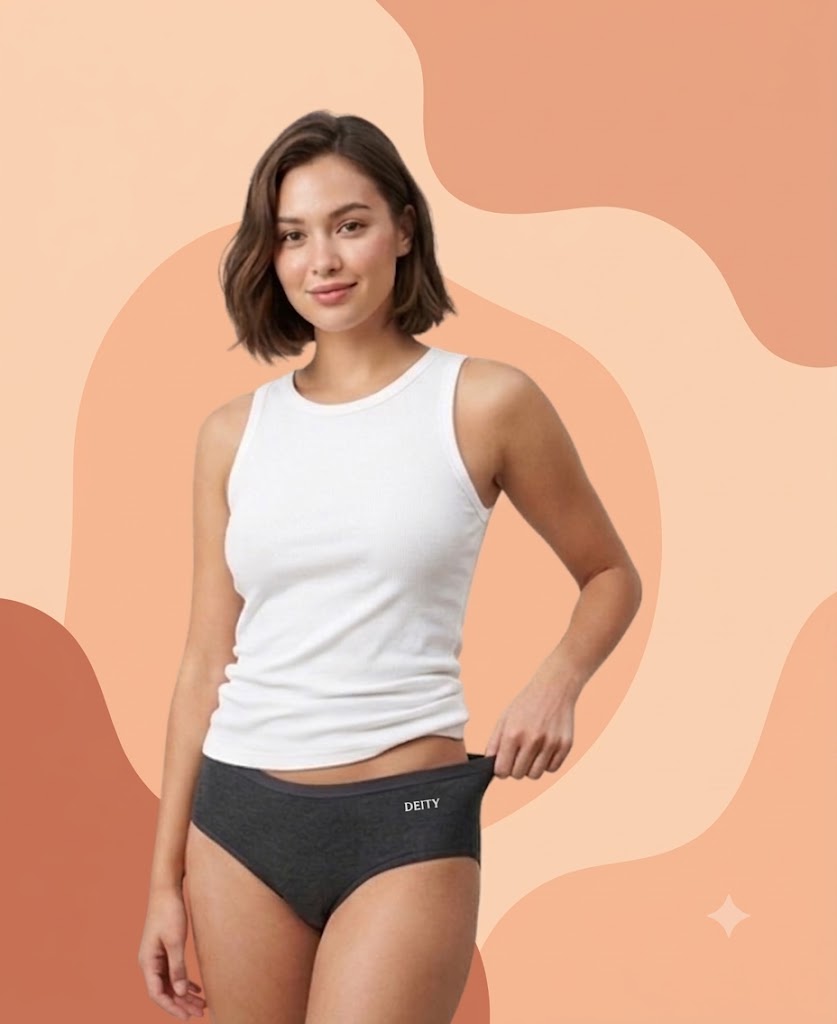 Deity Riaa Panties (Plain) - 100% Cotton Women's Innerwear | I For U Garments