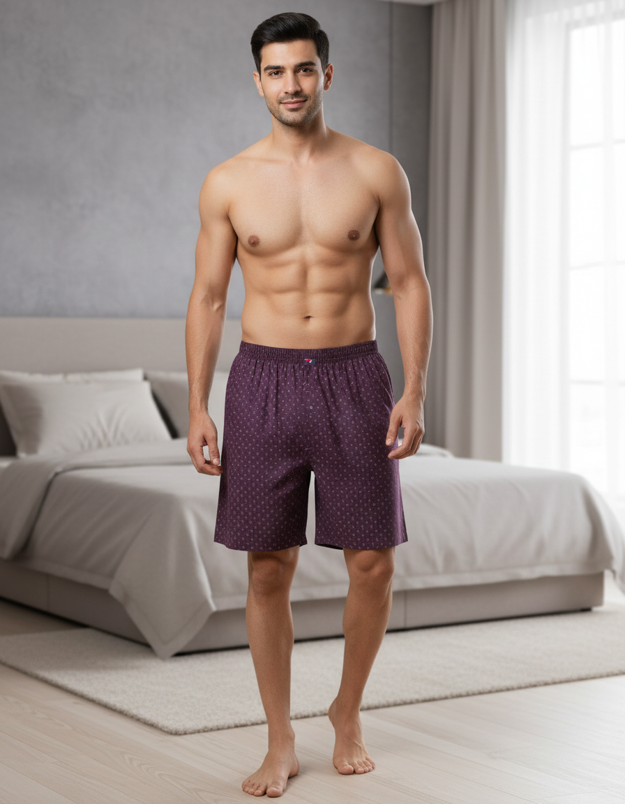 Minister White Branded Boxer