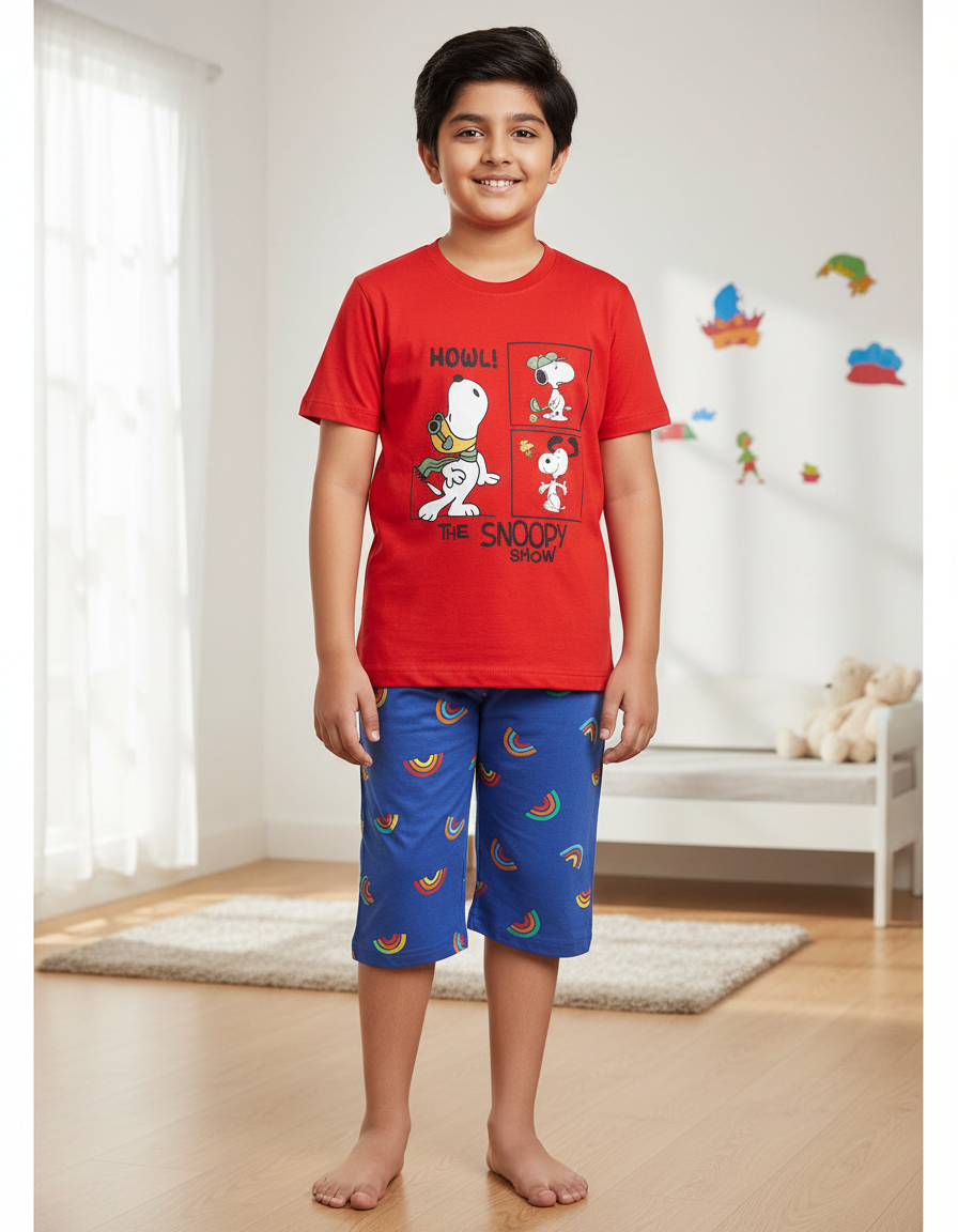Kids T-Shirt with 3/4 Pant