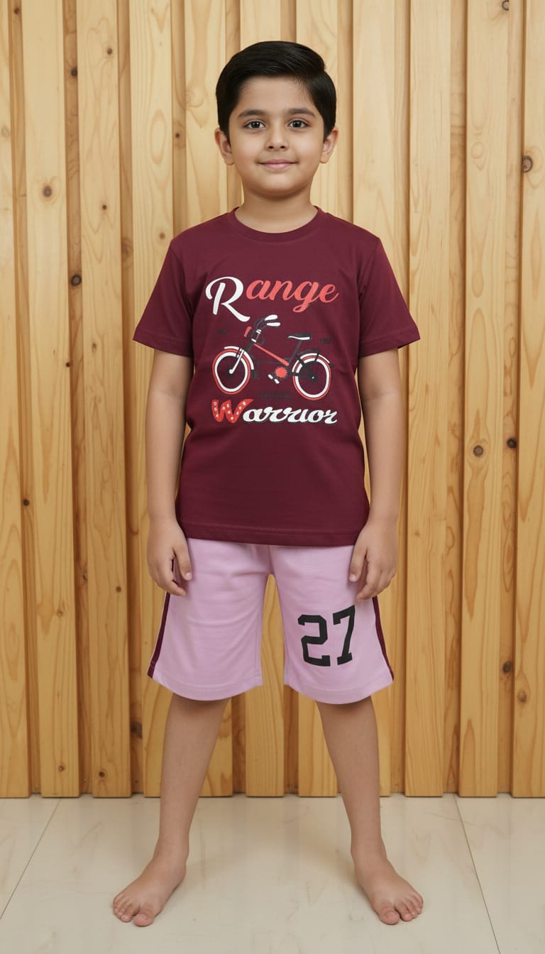 Kids T-Shirt with 3/4 Pant