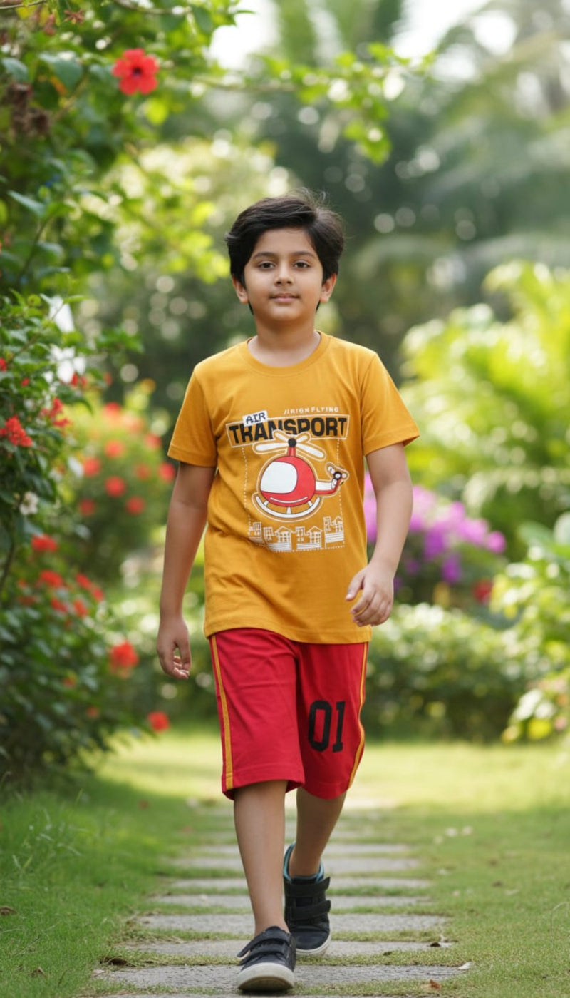 Kids T-Shirt with 3/4 Pant