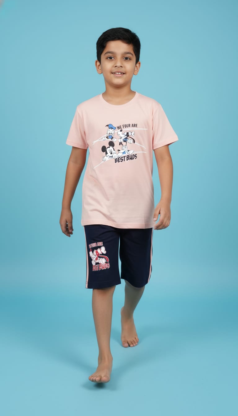 Kids T-Shirt with 3/4 Pant