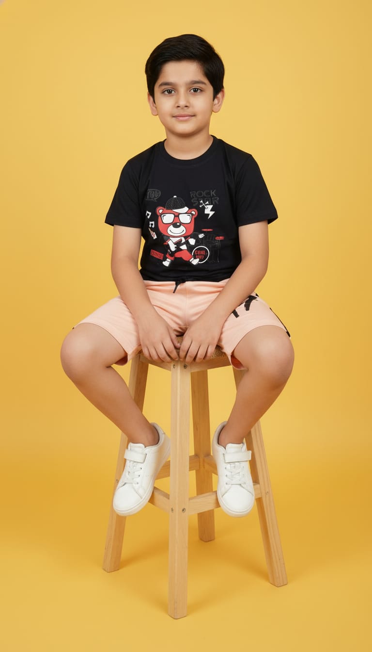 Kids T-Shirt with 3/4 Pant